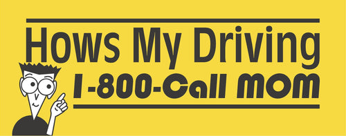 Hows My Driving Sticker