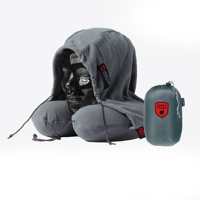 Load image into Gallery viewer, Hooded Travel Neck Pillow
