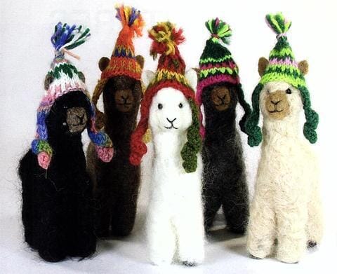 Load image into Gallery viewer, Huacaya Alpaca Felted Ornament
