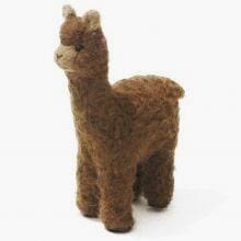 Load image into Gallery viewer, Huacaya Alpaca Felted Ornament
