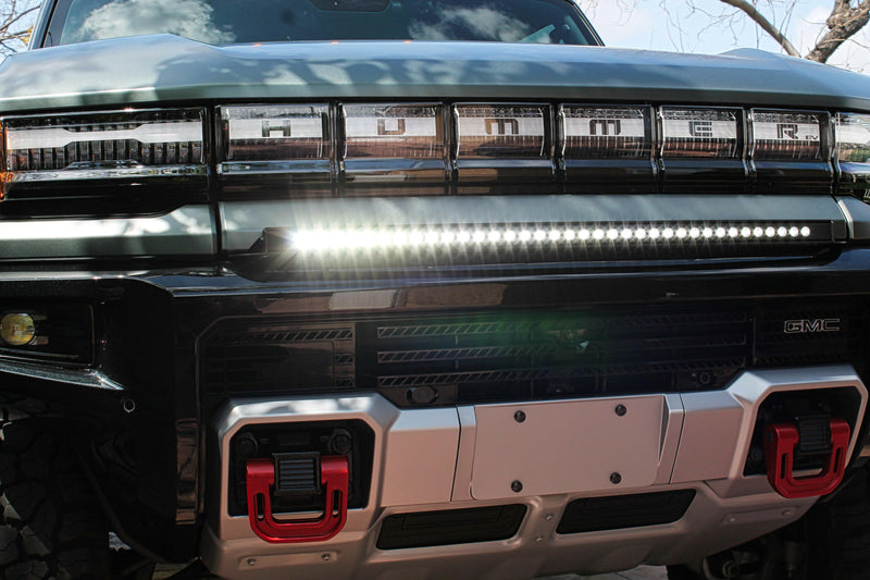 Load image into Gallery viewer, 2022+ GMC Hummer EV Bumper 40in Light Bar - Slim
