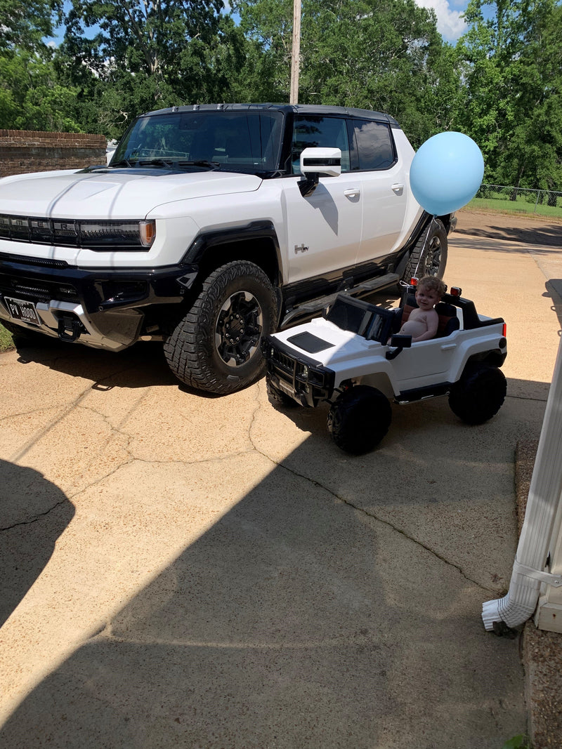 Load image into Gallery viewer, Ride On RC Car Hummer Style Truck For Children W/Magic Cars® Parental Remote Control
