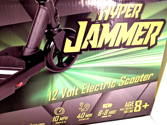 Hyper Toys 12V Jammer Electric Scooter for Kids, Suitable for Ages 8 and Up