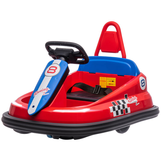 360° Rotating Electric Bumper Car for Kids - Fun Ride On Toy with 6V Battery