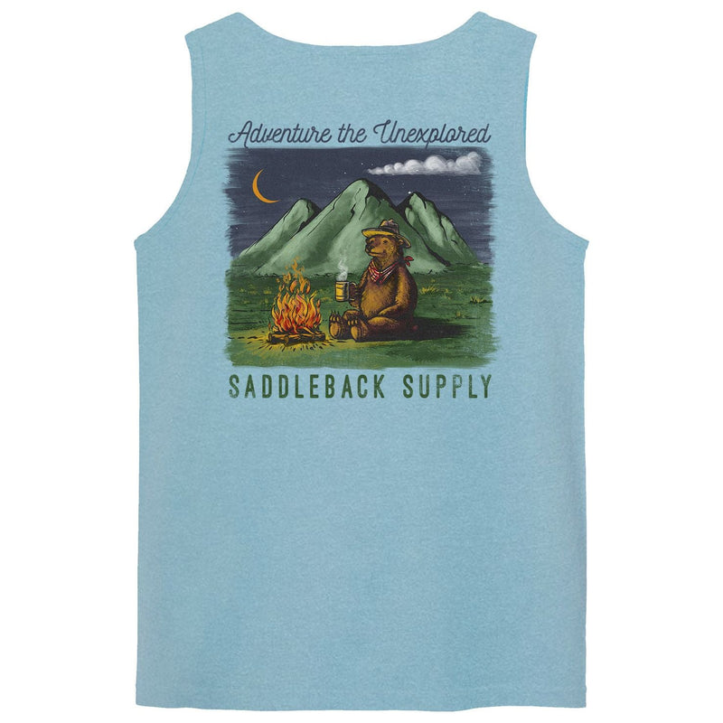 Load image into Gallery viewer, Camping Bear Pigment Tank Top
