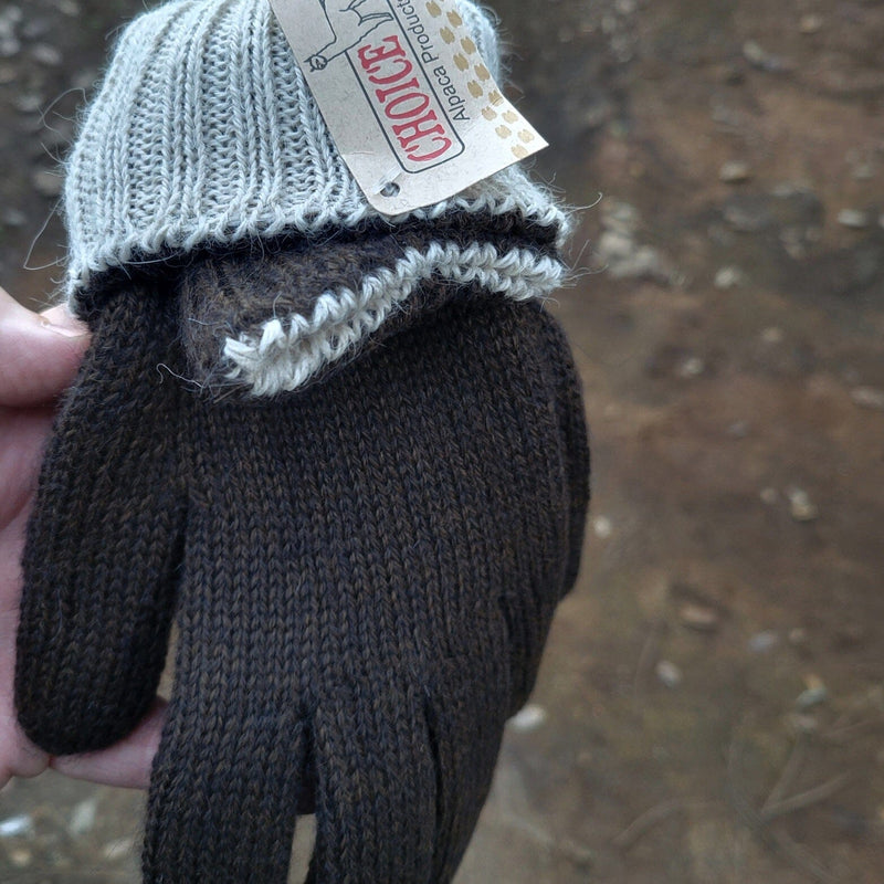 Load image into Gallery viewer, Iditarod 100% Alpaca Double-Thick Reversible Gloves
