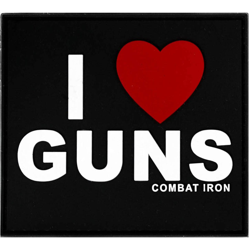 Load image into Gallery viewer, I LOVE GUNS 3D PVC PATCH
