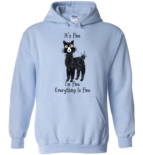 Load image into Gallery viewer, I&#39;m Fine Alpaca Gildan Heavy Blend Hoodie
