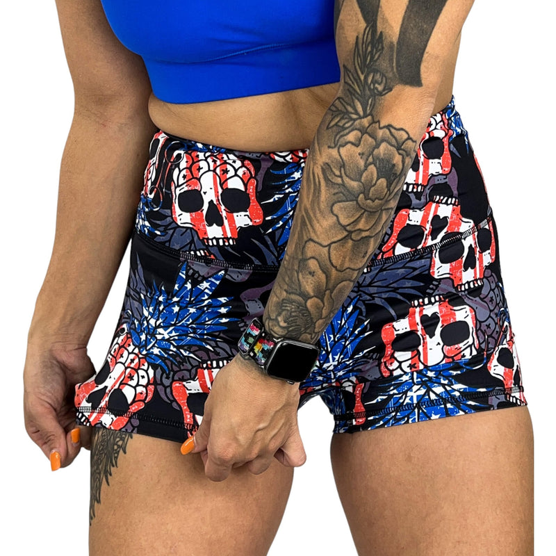 Load image into Gallery viewer, Ladies Seamless Front Performance Training Shorts V3
