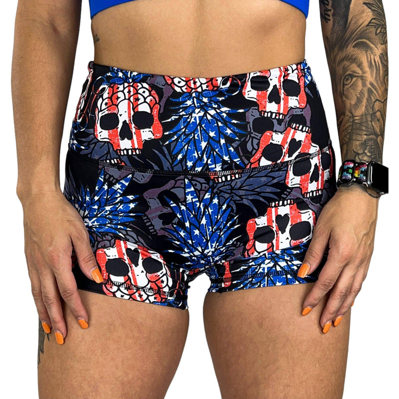 Load image into Gallery viewer, Ladies Seamless Front Performance Training Shorts V3
