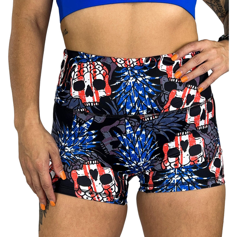 Load image into Gallery viewer, Ladies Seamless Front Performance Training Shorts V3
