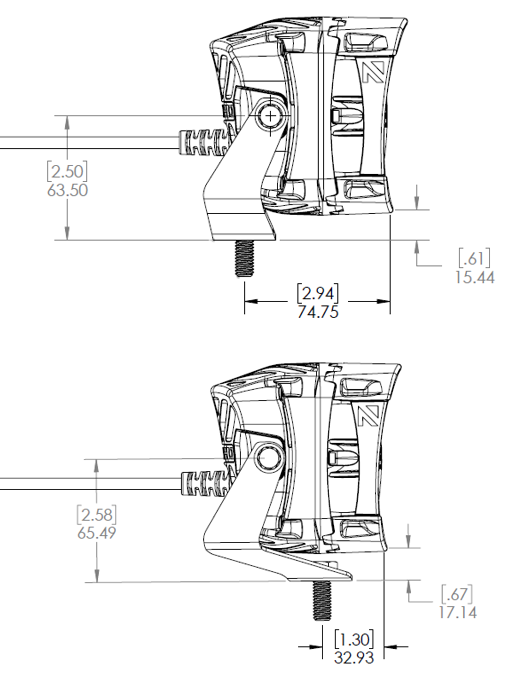 Load image into Gallery viewer, Set Back Quatro Bracket
