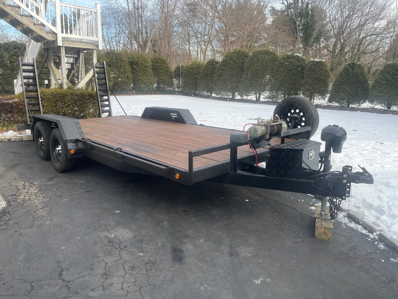 Load image into Gallery viewer, Heavy Duty Weld on DIY Drive Over Trailer Fender Kit Bare Steel - Pair
