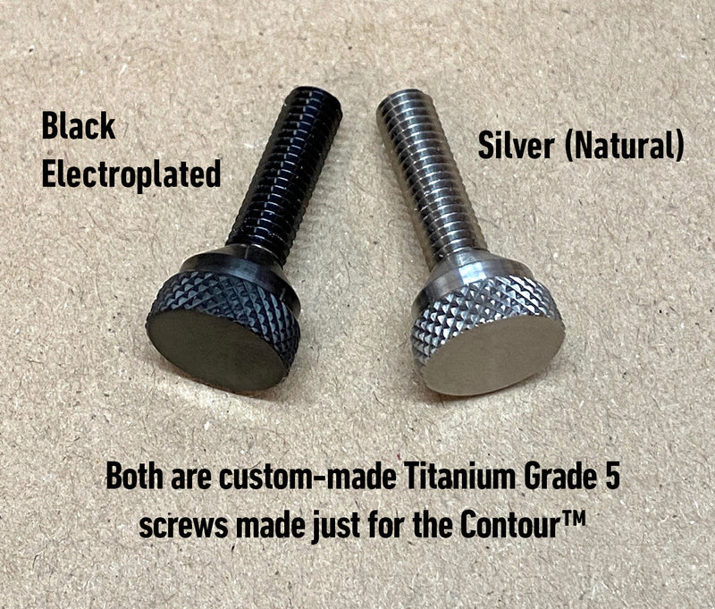 Load image into Gallery viewer, Titanium Thumbscrews for Contour™ Fender
