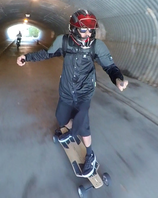 Ultra Reflective Shirt "Twilight Titanium" - Gray with Pads