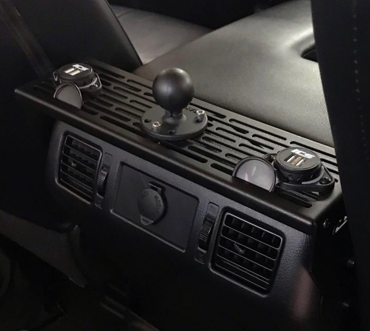 Rear Center Console AMPS Panel 13 1/4" wide