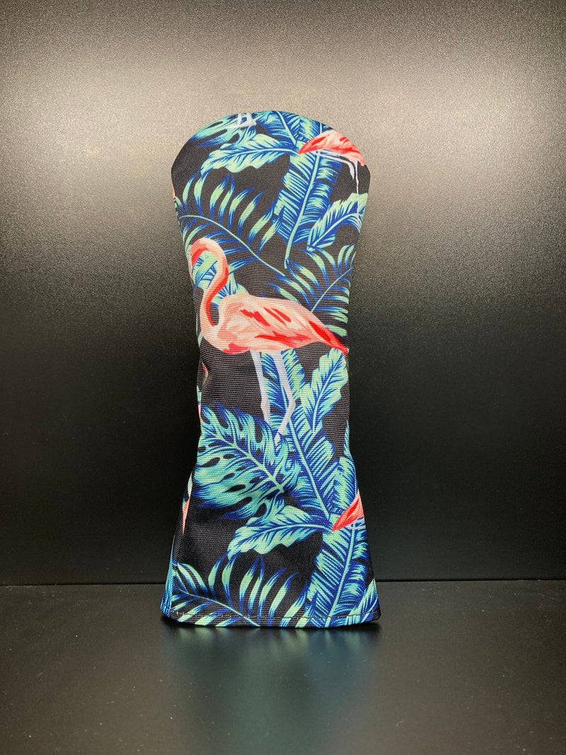 Load image into Gallery viewer, Tropical Flamingos Headcover
