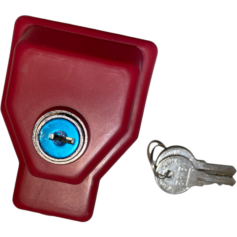 Load image into Gallery viewer, Red Random Keyed Gladhand Lock 2 Pack | GHL50030

