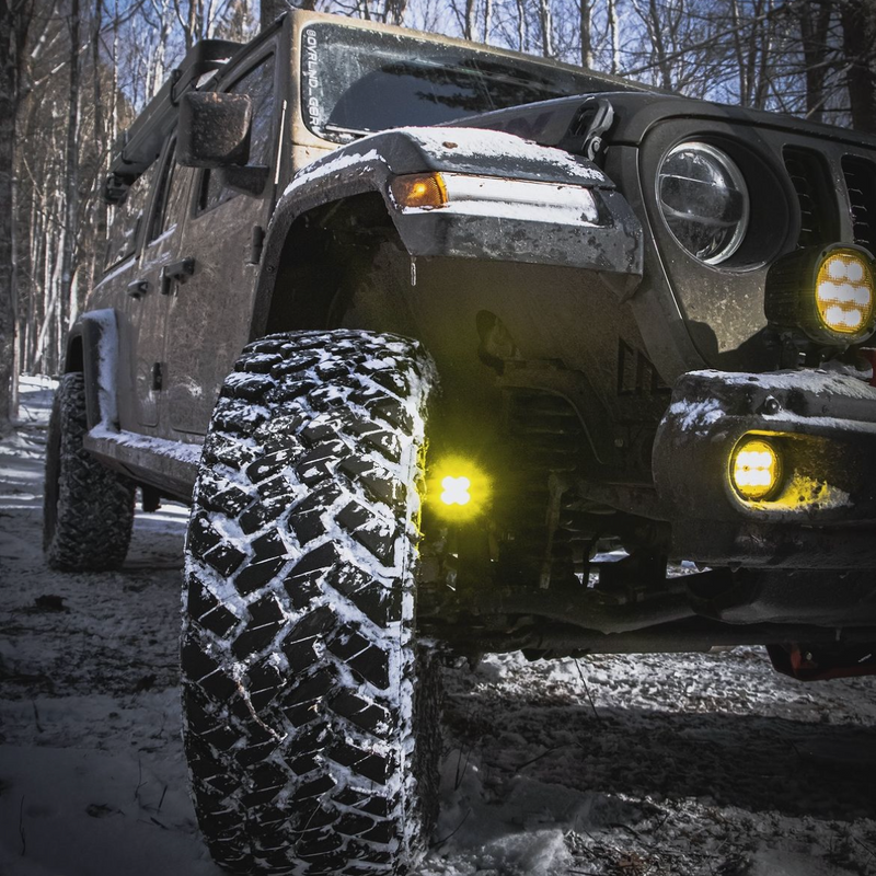 Load image into Gallery viewer, Jeep JL / JT Steerable Knuckle Pod Light Mounts (2018+ Gladiator/Wrangler)
