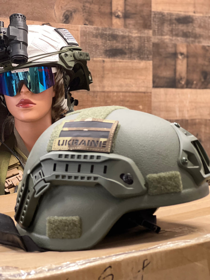 Load image into Gallery viewer, RT2 Ballistic MICH Helmet: Tested to LEVEL IIIA (Included Arc Rails, Padding, Straps)
