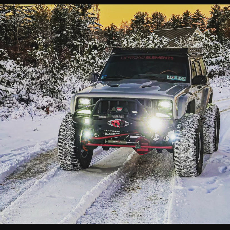 Load image into Gallery viewer, Jeep TJ XJ YJ ZJ Steerable Knuckle Pod Light Mounts (1984-2006 Wrangler/Cherokee)
