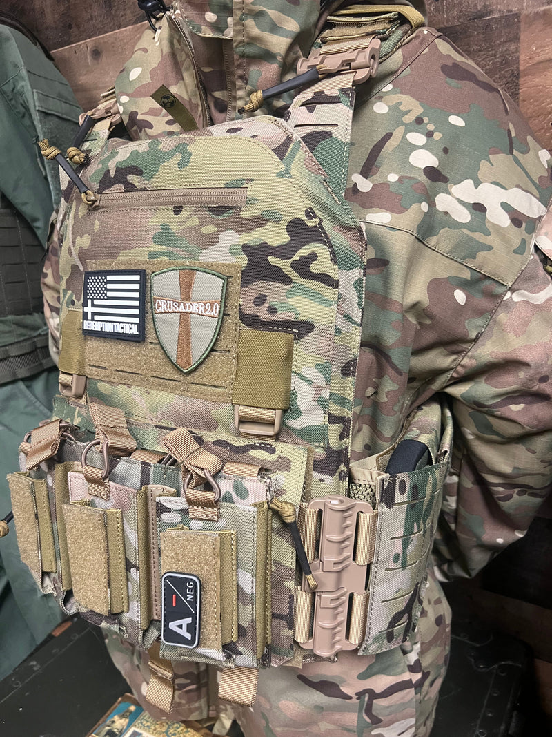 Load image into Gallery viewer, Redemption Tactical® "CRUSADER 2.0 XL” V4 Plate Carrier Vest with Side Cummerbund

