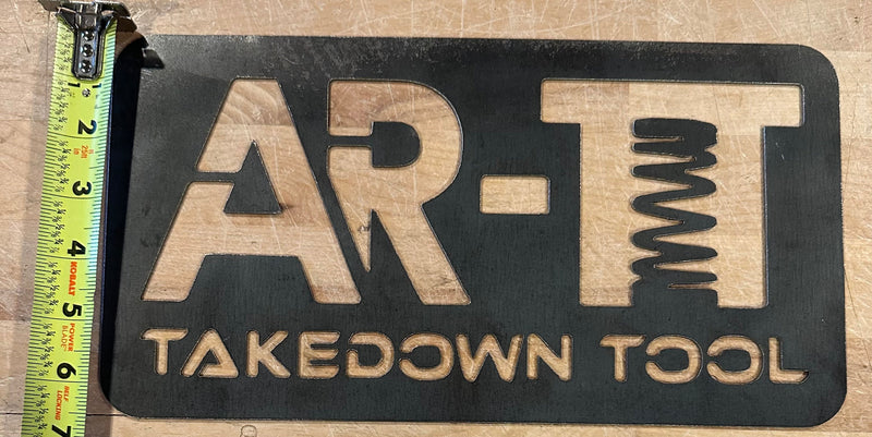 Load image into Gallery viewer, The AR-TT- THE AR-TAKEDOWN TOOL License plate, wall sign or plaque
