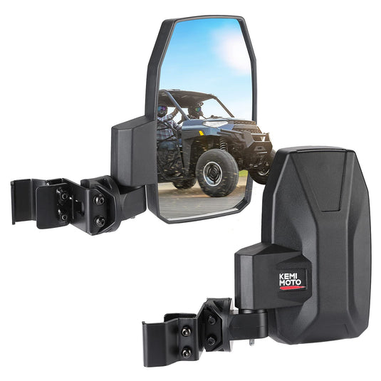 Upgraded UTV Wider Pro-Fit Side Mirrors for Polaris / Can-Am (1 pair)
