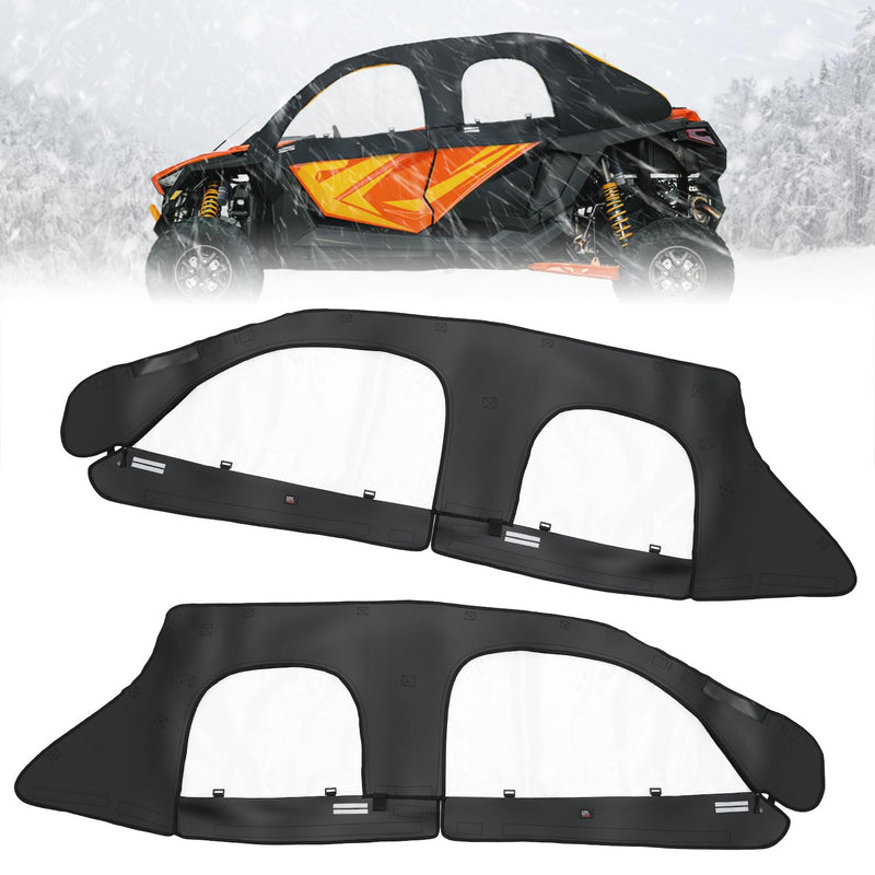 Load image into Gallery viewer, Soft Upper Door Cab Enclosure Set for Polaris RZR PRO XP 4/Turbo R 4
