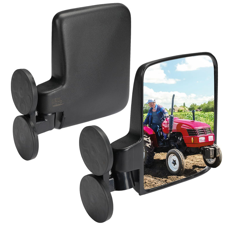 Load image into Gallery viewer, 220Lbs Magnetic Side Mirrors for UTV Golf Cart Tractor Forklifts
