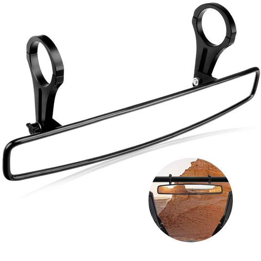 Rear View Mirror with 1.75" Clamps and Convex Design for Polaris RZR