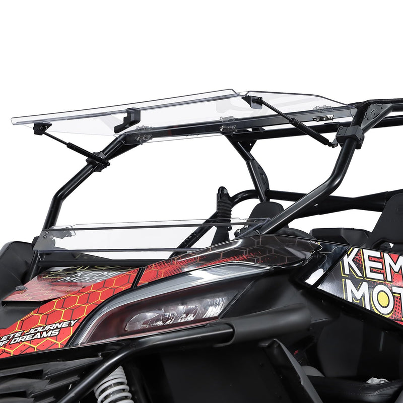Load image into Gallery viewer, 3-in-1 Folding Half Flip Windshield for CFMOTO ZForce 950
