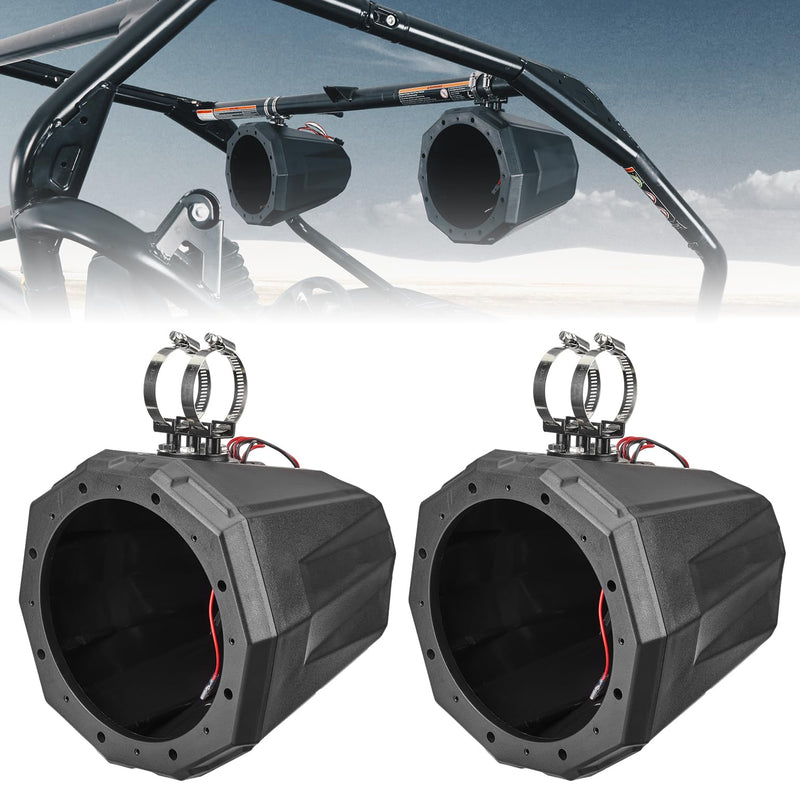 Load image into Gallery viewer, 8-Inch Speaker Pod Enclosure for All 1.5" to 2" Roll Bar
