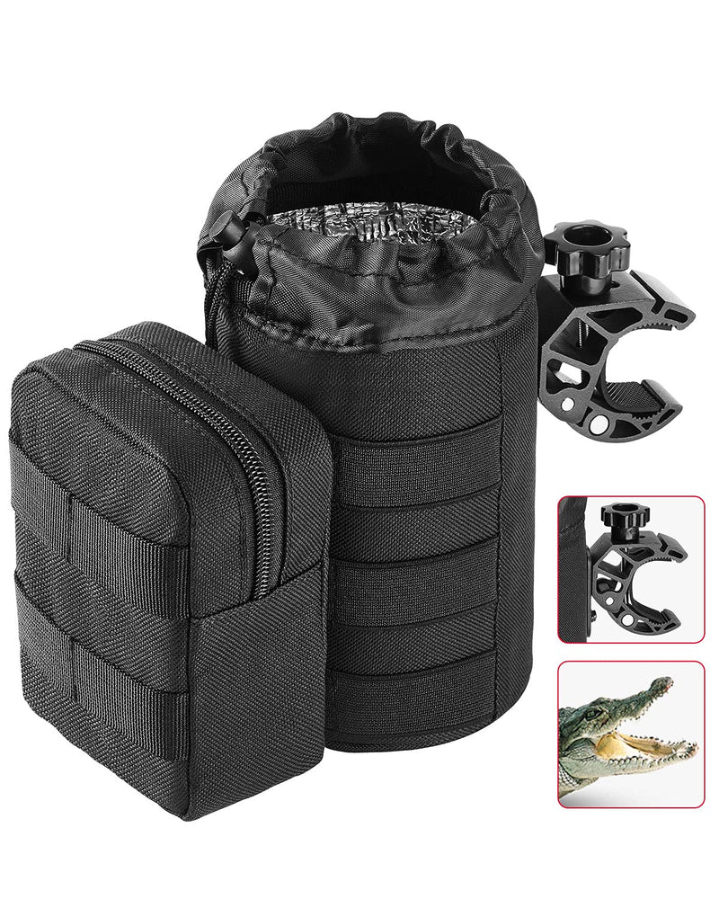 Load image into Gallery viewer, Oxford Fabric Cup Holder with Upgrade Alligator Clamp for UTV ATV Motorcycle Bike

