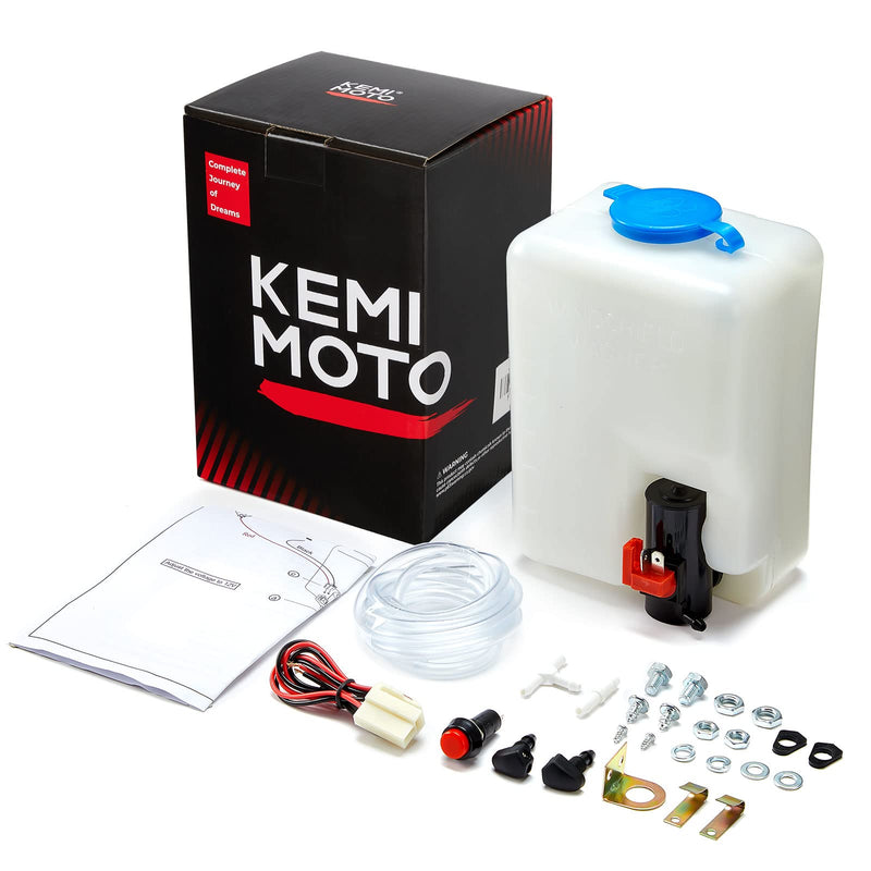 Load image into Gallery viewer, 1.5L Universal Car Windshield Washer Pump Reservoir Bottle Kit
