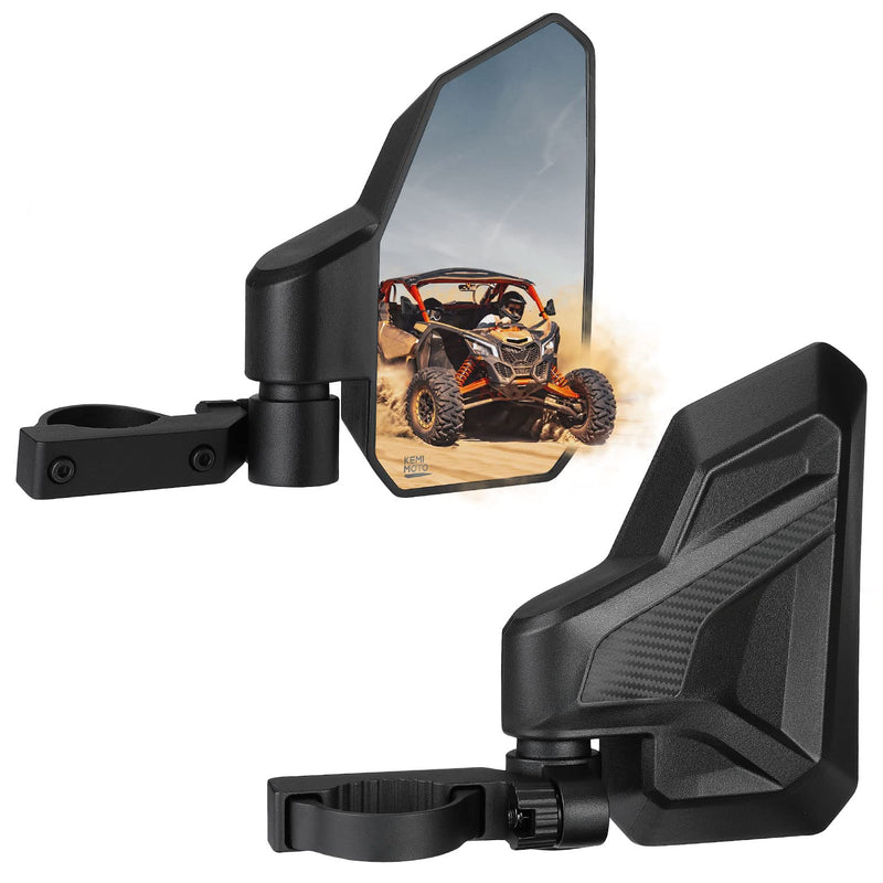 Load image into Gallery viewer, UTV Side Mirrors Fit with Windshield for 1.6"-2" Roll Bar
