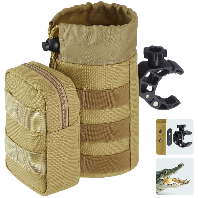 Load image into Gallery viewer, Oxford Fabric Cup Holder with Upgrade Alligator Clamp for UTV ATV Motorcycle Bike

