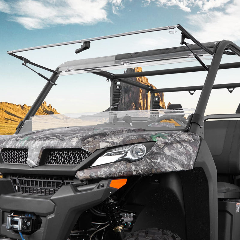 Load image into Gallery viewer, 2-IN-1 Flip Windshield for CFMOTO UForce 1000 / 1000XL
