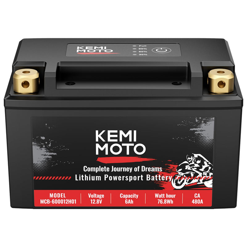 Load image into Gallery viewer, LiFePO4 12v 6Ah Lithium Battery for Motorcycle/ Lawn Mower /ATV/ UTV
