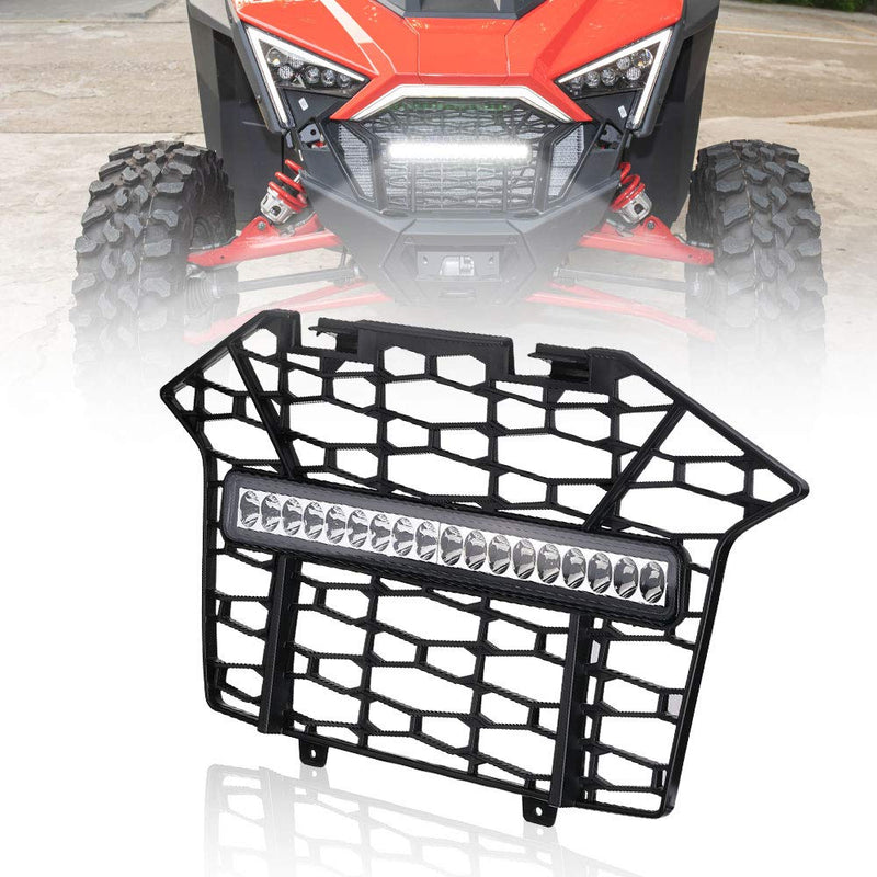 Load image into Gallery viewer, Front Mesh Grill with LED Light Bar for Polaris RZR PRO XP/TURBO R
