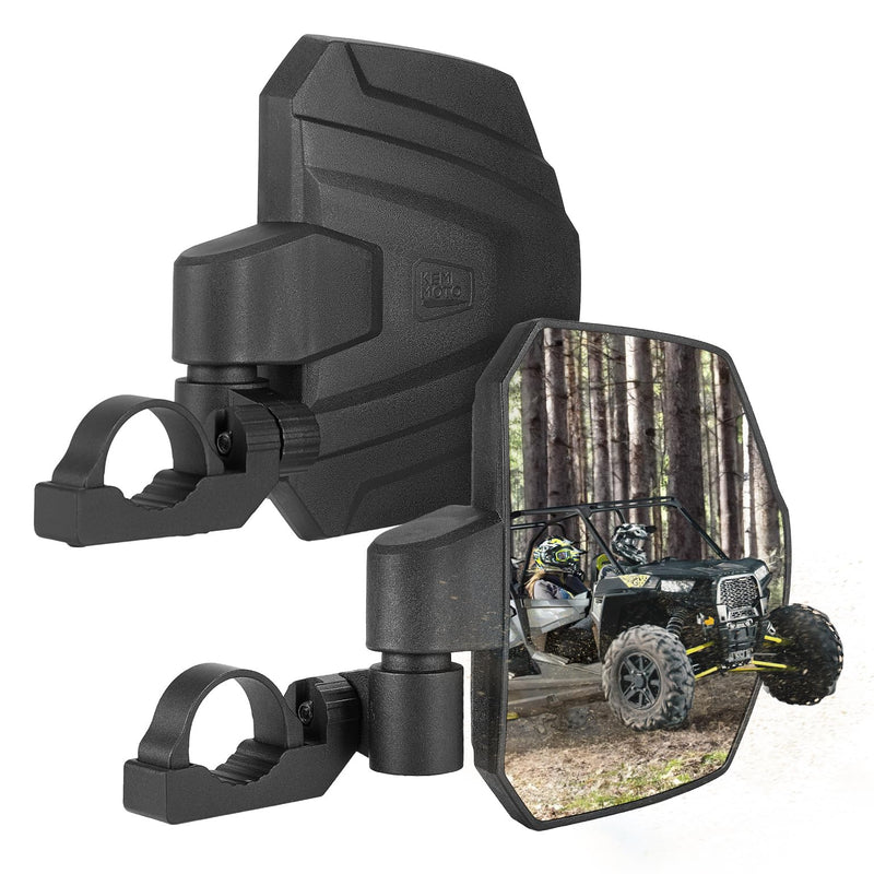 Load image into Gallery viewer, UTV Universal Large View Side Mirrors for 1.65"-2" Roll Bar
