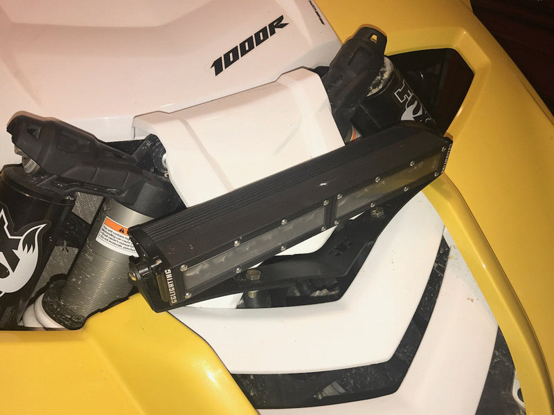 Load image into Gallery viewer, Yamaha YXZ 1000r 12&quot; Single Row LED Bar Shock Mount
