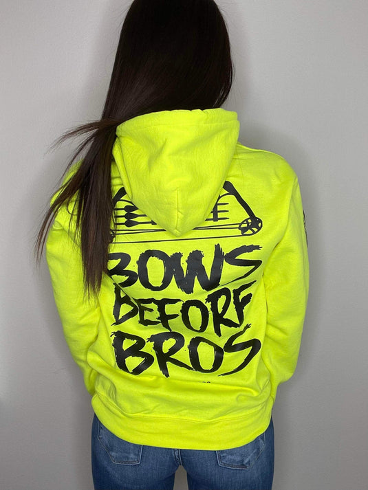 Bows Before Bros | Safety Green