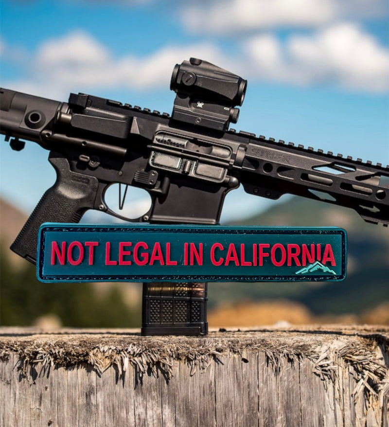 Load image into Gallery viewer, “Not Legal in California” PVC Patch
