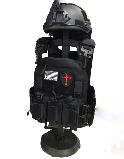 Load image into Gallery viewer, Armor Butler Stand 2.0 Holds Armor Tactical Vest Helmet Stand
