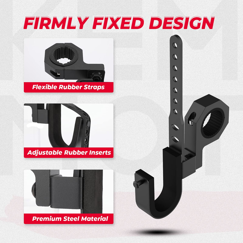 Load image into Gallery viewer, UTV Shotgun Holder Fit 1.75” 2” Roll Bars Ski Rack Bow Rack (2 pieces)
