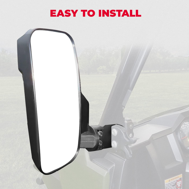 Load image into Gallery viewer, 10" Large UTV Side Mirrors w/ Pro-fit cage for Polaris RZR Ranger General UFORCE
