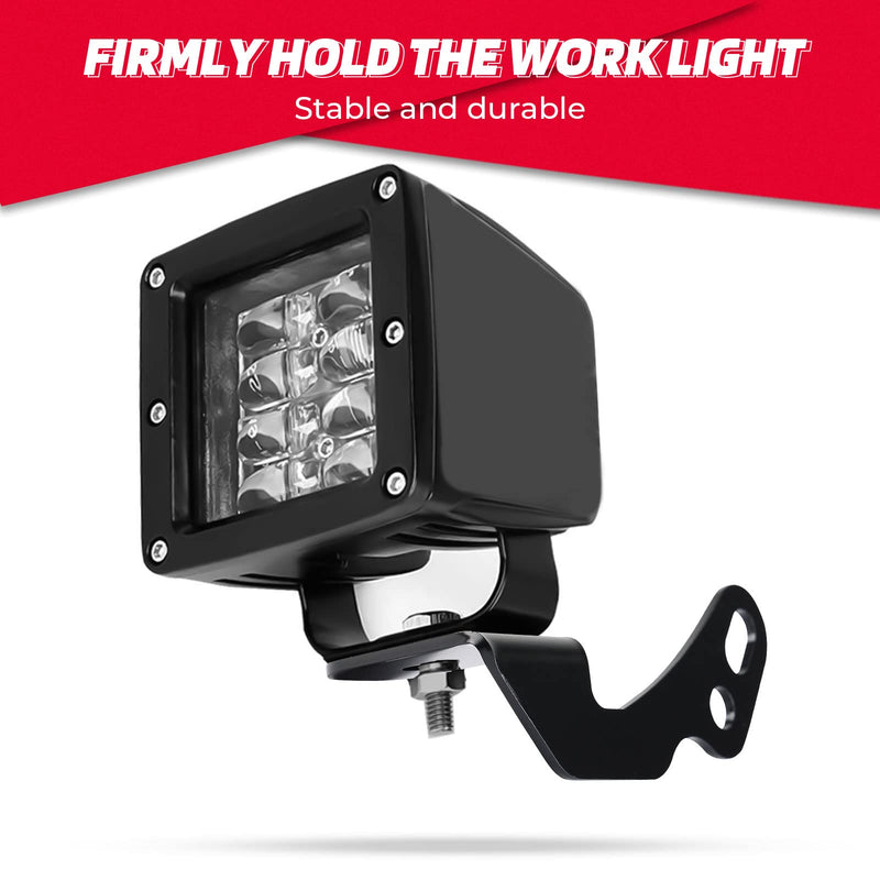Load image into Gallery viewer, LED Light Mount A-Pillar Mount Light Bracket for Polaris RZR (2 packs)
