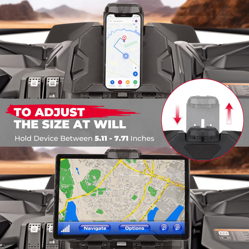 Load image into Gallery viewer, Tablet Holder With Storage Box for Can Am Maverick Sport &amp; Trail, Commander
