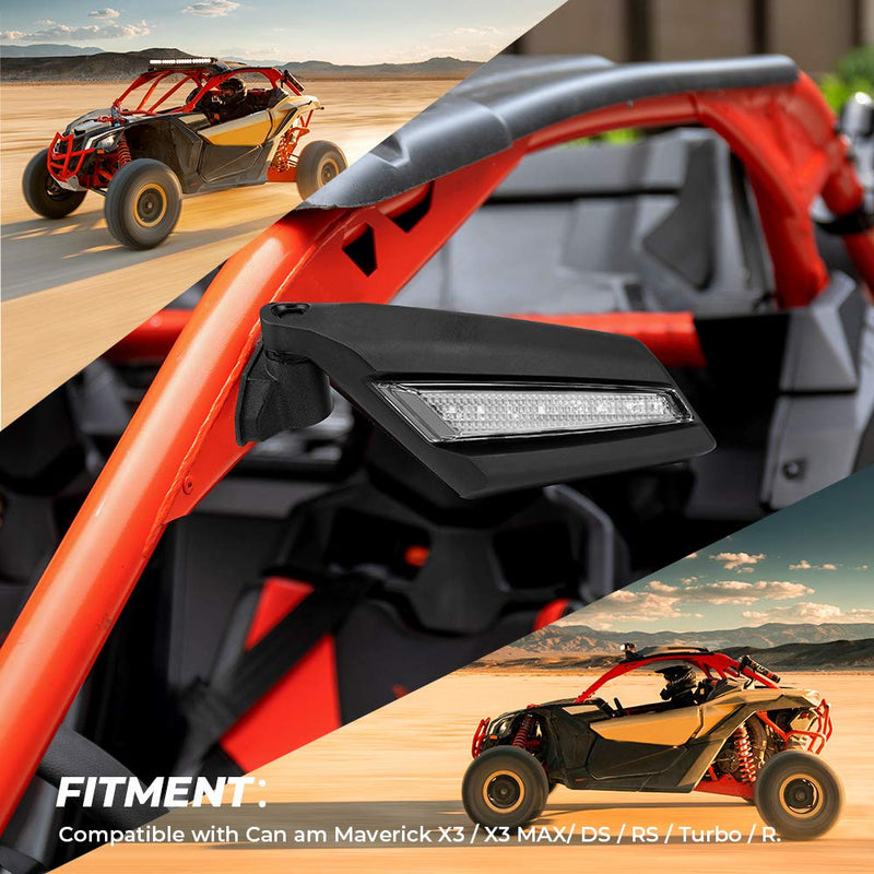 Load image into Gallery viewer, One Pair LED Side Mirrors for Can-Am Maverick X3 | X3 MAX
